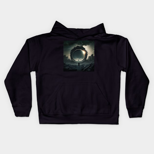 eclipse Kids Hoodie by Trontee